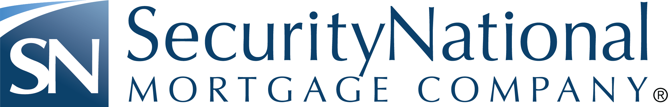 Security National Mortgage Company logo: a shield with the company name written in bold letters, symbolizing trust and security in mortgage services.